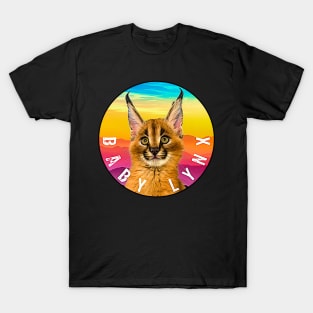 Baby lynx wild cat freedom T-Shirt